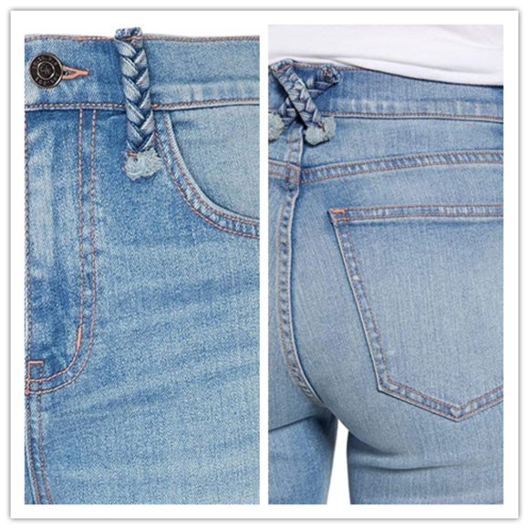 Current/Elliott Braided Caballo High Waist Jeans - Picture 4 of 7